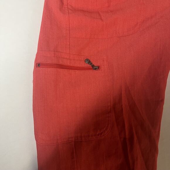 Adar Pro Modern Women V-Neck Red Scrub Top & Scrub Pants set Size Small - Picture 13 of 13